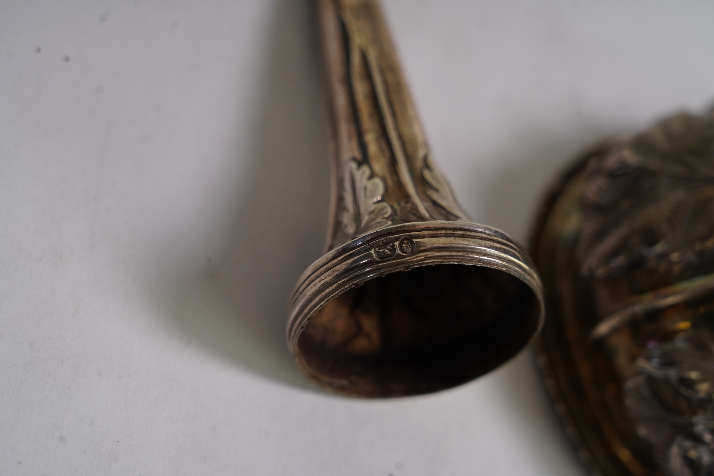 A William IV silver wine funnel, by John Evans II